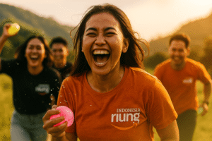 Outbound Bogor Puncak Sentul gathering outing mengajarkan pentingnya kerja sama dan kebersamaan tim.