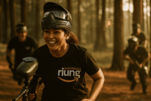 Kegiatan edukatif outbound Bogor Puncak Sentul gathering outing memperkuat komunikasi antar anggota tim.