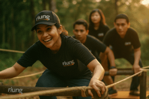 Outbound Bogor Puncak Sentul gathering outing dirancang untuk memupuk solidaritas antar anggota tim.