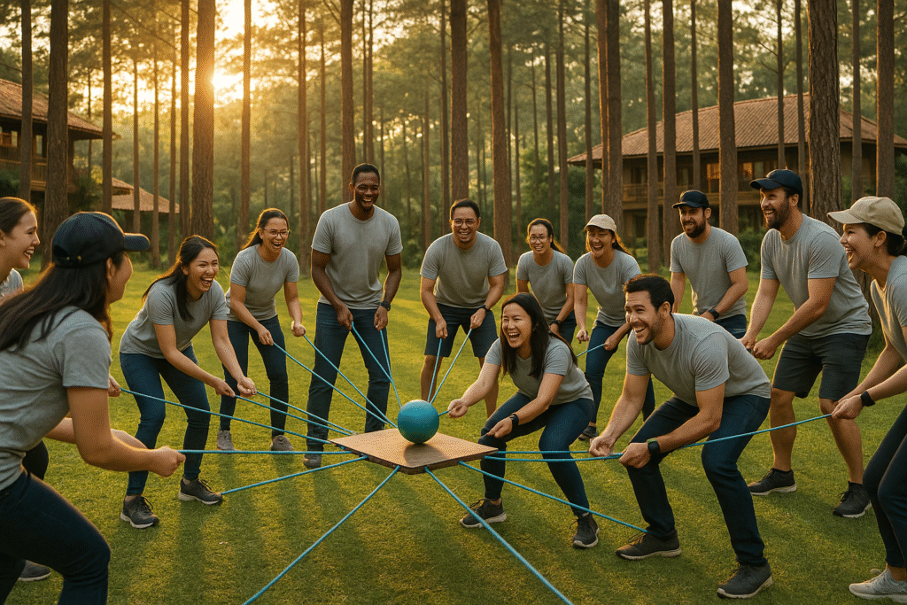 tim riung indonesia di hotel neo green savana
