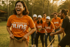 Outing Puncak Sentul Bogor gathering Pancawati outbound mendukung kegiatan perusahaan berbasis kolaborasi.