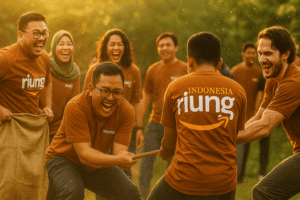 Outing Puncak Sentul Bogor gathering Pancawati outbound menyatu dengan konsep petualangan kreatif.