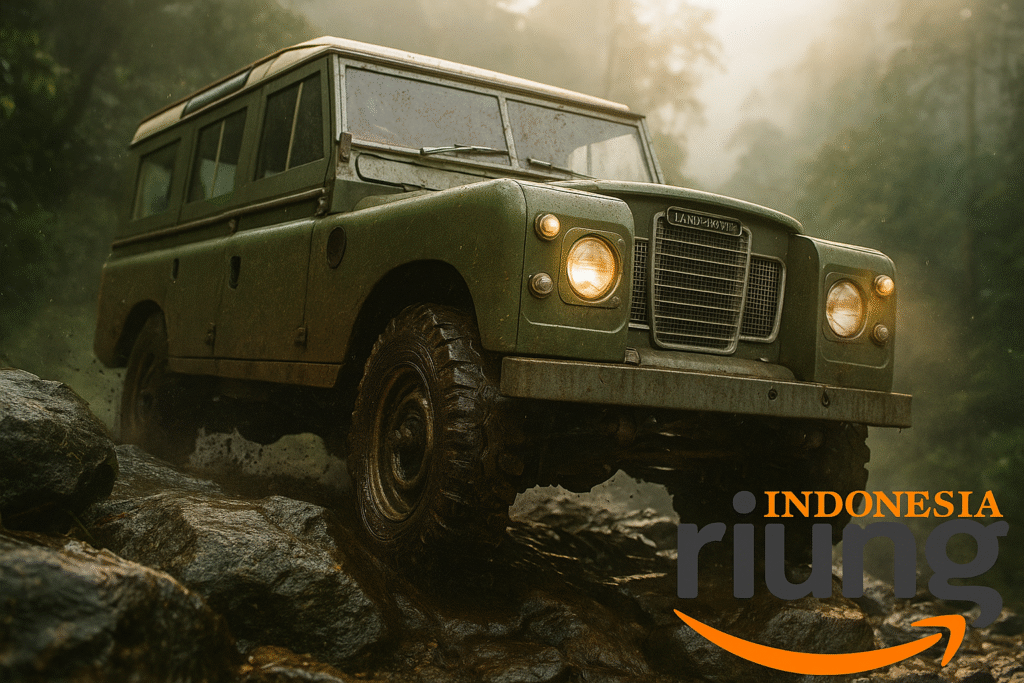 Jalur hutan Bodogol Lido saat peserta memulai kegiatan offroad perusahaan