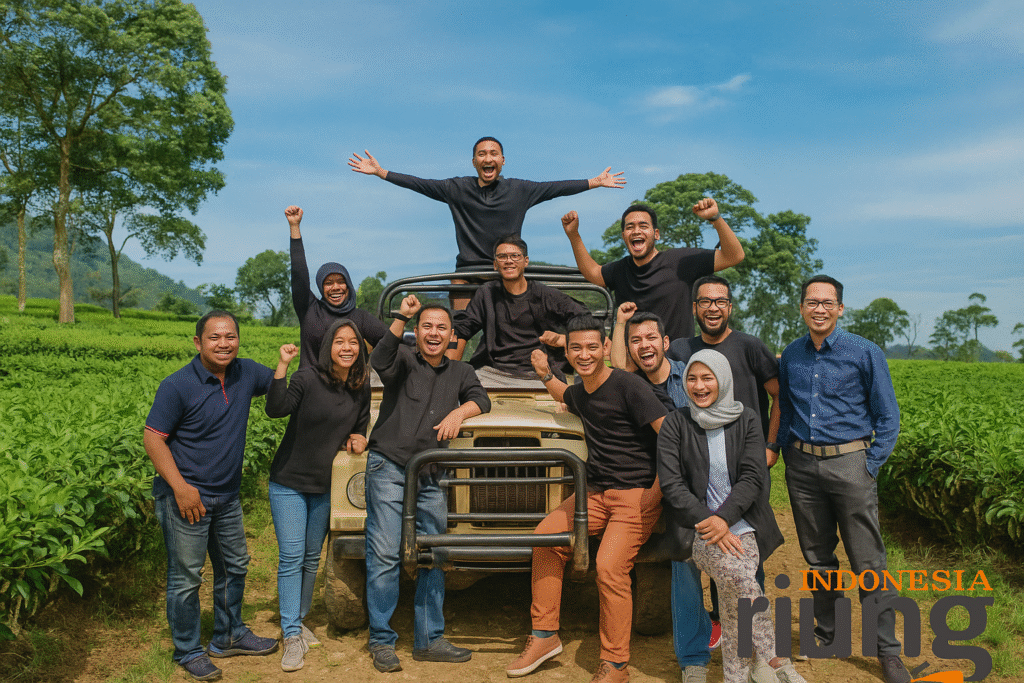 Team building offroad Puncak Bogor family outing