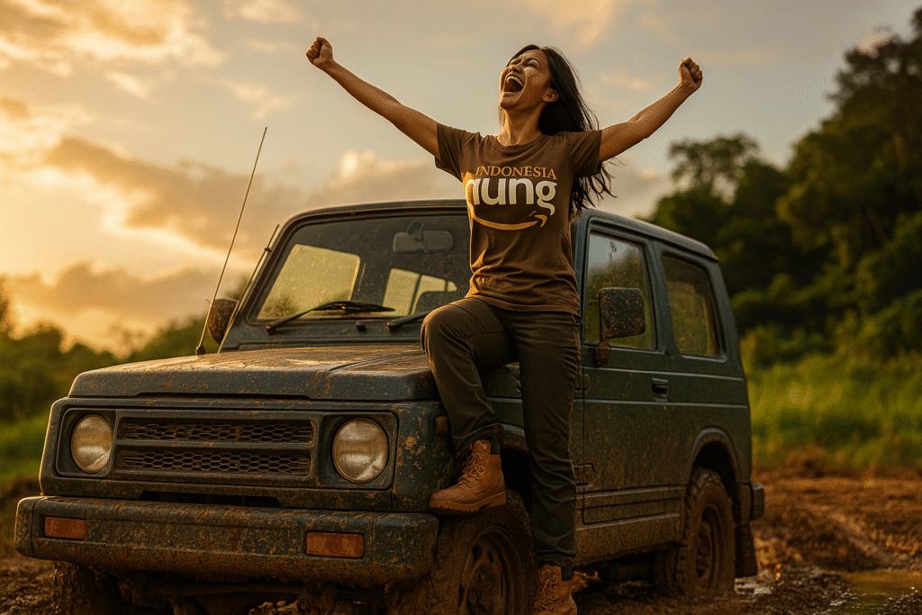 Paket wisata offroad Sentul dengan Jeep 4x4