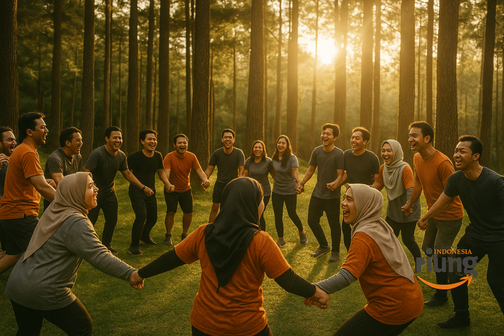 leadership game di area outdoor bogor