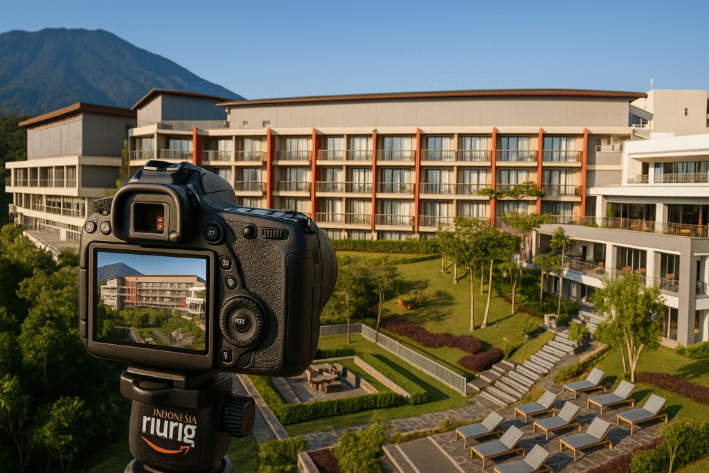 Tampak depan Pesona Alam Resort & Spa Puncak