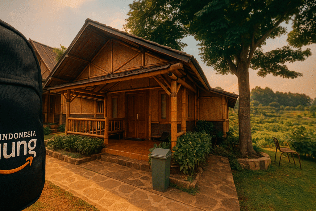 Villa Bungalow di Pondok Kapilih untuk rombongan keluarga