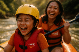 Rafting Cisadane outbound Bogor Puncak Sentul gathering outing membawa kebersamaan dalam petualangan.