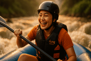 Rafting Cisadane outbound Bogor Puncak Sentul gathering outing menghadirkan petualangan air penuh adrenalin.