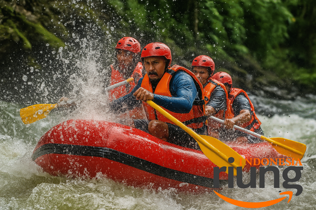 rafting di cisadane bogor dengan paket lengkap