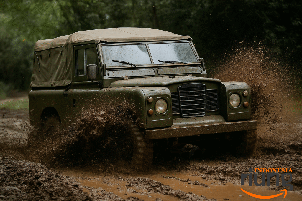 Jalur offroad Bodogol Lido kawasan hutan Bogor