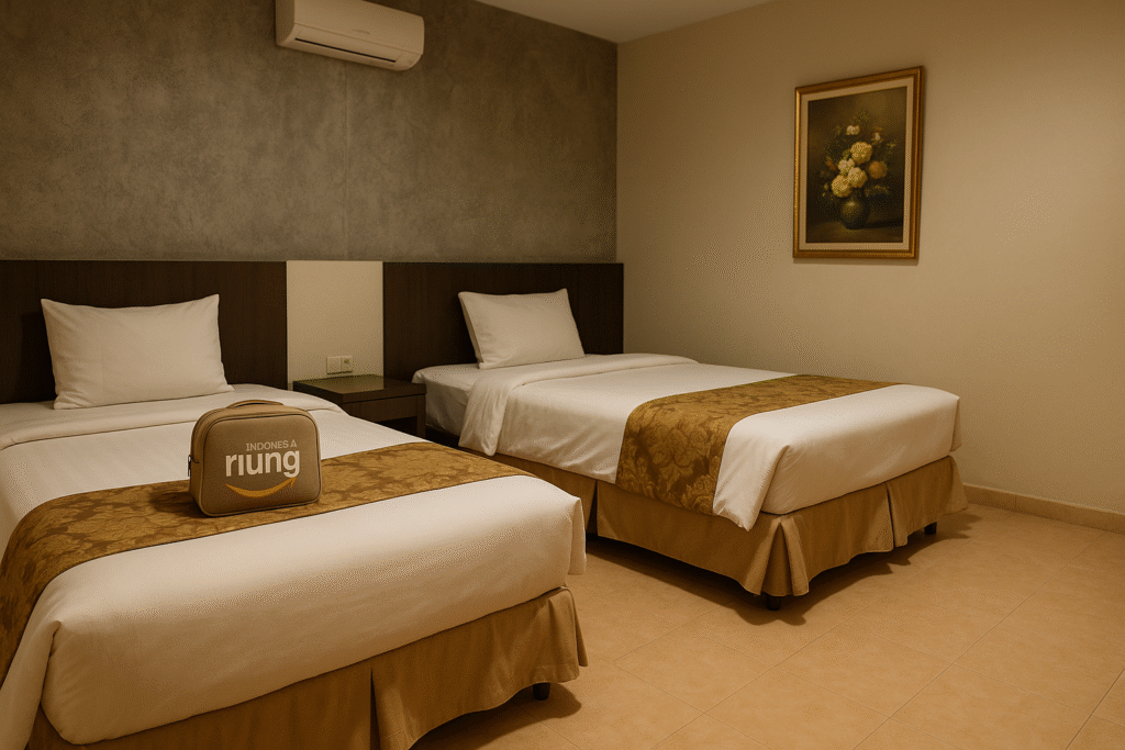 Fasilitator Riung Indonesia melakukan survei venue di Grand Ussu Hotel Puncak