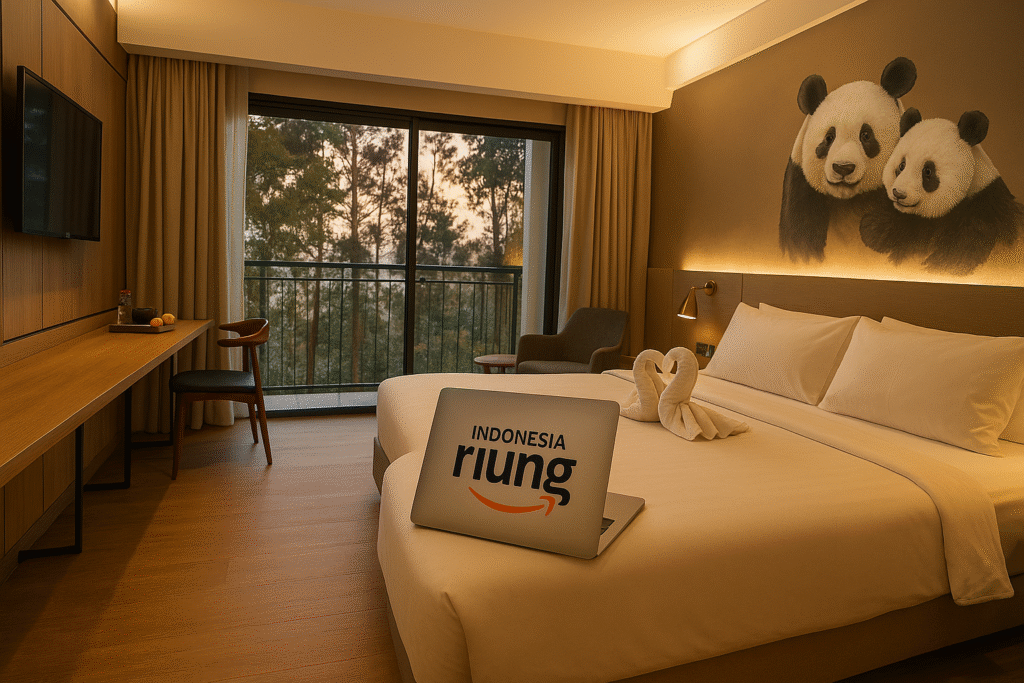 Hotel Royal Safari Garden Puncak dengan pemandangan alam indah