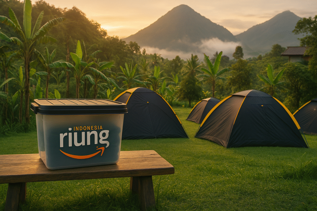 akses ke curug bidadari dekat km zero resort