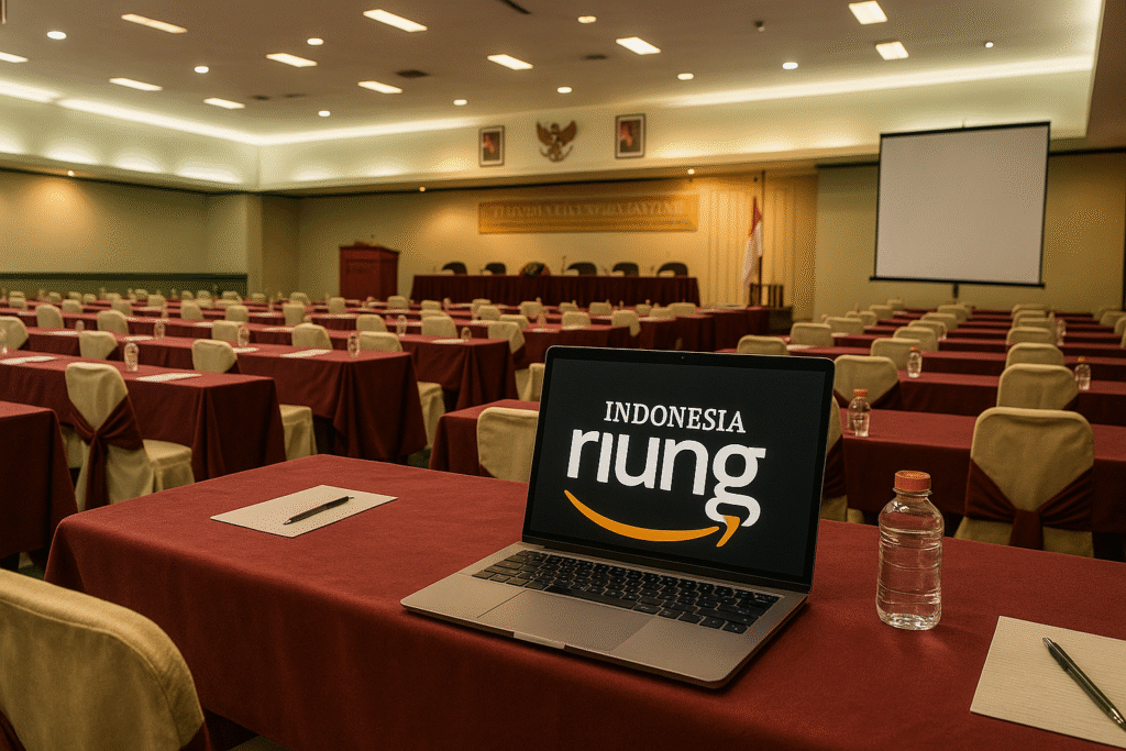 Ruang pertemuan sederhana untuk rapat kecil