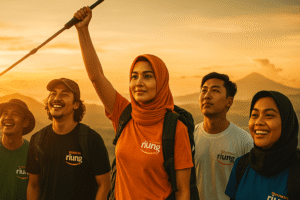 Trekking di Puncak Bogor Sentul outbound Bogor Puncak Sentul gathering outing inspiratif dan mendidik.