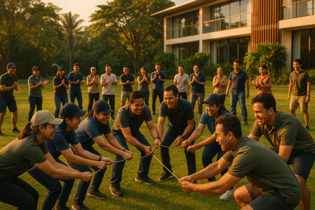 area taman dan kolam renang hotel neo green savana