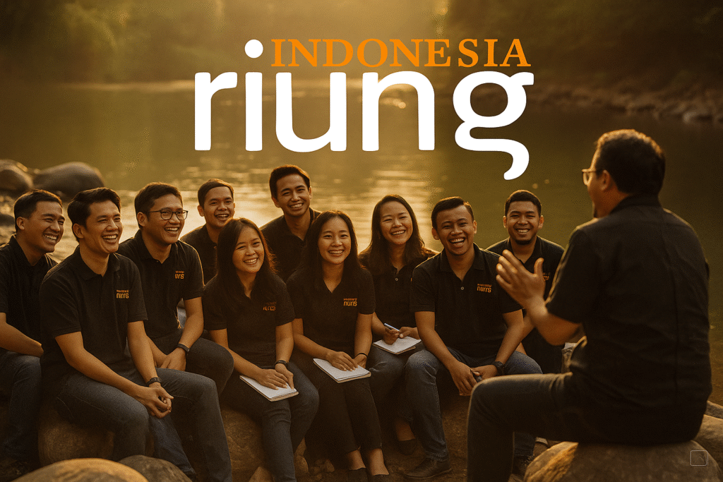 Peserta rafting menuruni jeram Sungai Citatih Sukabumi