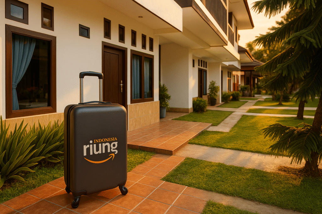 kamar villa dan fasilitas keluarga di Ciloto Indah Permai